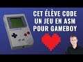 Cet élève de Gamecodeur code un jeu en assembleur pour Gameboy !