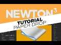 Create a Folding Paper Drop using Newton in After Effects