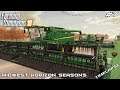 Harvesting so many acres of soybeans | Midwest Horizon Seasons | Farming Simulator 19 | Episode 7