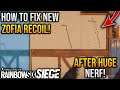 How To Fix The New ZOFIA RECOIL! After *HUGE UPDATE* - Rainbow Six Siege