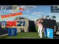 PGA Tour 2K21 - CRAZY FANTASY COURSE!