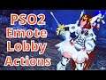 PSO2 666: Rod/Talis Emote Lobby Action