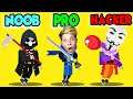 Can We Go NOOB vs PRO vs HACKER In DEATH INCOMING!? (ALL LEVELS!) Prezley
