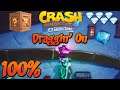 Crash Bandicoot 4 - Draggin' On 100% WALKTHROUGH! ALL CRATES, BLUE GEM, Hidden Gem Location