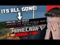 I lost my 800 Day Hardcore Minecraft World