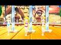 Super Mario Party Mod - Minigames - Bikini Peach Vs Rosalina Vs Daisy Vs Mario