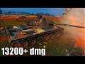 TVP T 50/51 рекорд по урону 🌟 13200+ dmg 🌟 World of Tanks лучший бой на ст 10 уровня твп т 50 51