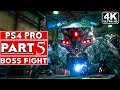 FINAL FANTASY 7 REMAKE Gameplay Walkthrough Part 5 CRAB WARDEN BOSS FIGHT [4K PS4 PRO] No Commentary