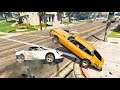 GTA 5 - REALISTIC CAR CRASH #02  || XOXO