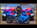 GTA 5 Roleplay - trolling cops in FAST drag bike | RedlineRP