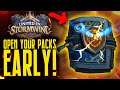 Open Your STORMWIND Packs EARLY & My Pack Opening! - Hearthstone Expansion