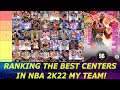 RANKING THE BEST CENTERS IN NBA 2K22 MY TEAM! (CENTER TIER LIST EP. 3)