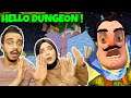 WİLSON ŞAŞKINA DÖNDÜ! HELLO DUNGEON! | Hello Neighbor Mod