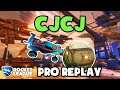 CJCJ Pro Ranked 2v2 POV #134 - Rocket League Replays