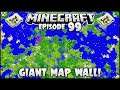 Giant 8,000 x 8,000 Map Wall! | Minecraft Survival Ep.99