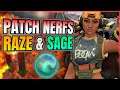 Le PREMIER Patch d'Équilibrage: RAZE & SAGE nerfs & Modifications SPLIT - Valorant FR