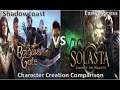 Baldur's Gate 3 vs. Solasta Crown of the Magister: Character Creation Comparison