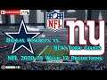 Dallas Cowboys vs. New York Giants | NFL 2020-21 Week 17 | Predictions Madden NFL 21