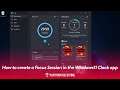 How to create a Focus Session in the Windows11 Clock app