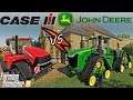 JOHN DEERE VS. CASE IH! | Dahl Ranch FS19