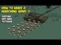 Make a "Marching ARMY" in Minecraft - Custom NPC mod | How to make Troops / NPC march in Minecraft