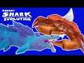 NARRALLICLYUS LUMINITE SHARK vs RED CRAB BOSS (HUNGRY SHARK EVOLUTION)