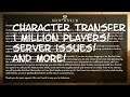 New World Developer Letter! - Character Transfer Next Week and Over 1 Million Players!