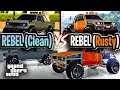 Rusty Rebel VS. Clean Rebel Which ONE TO BUY? Car Comparison - GTA 5 Online | Toyota Hilux | NEW 4X4