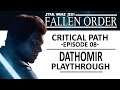 Star Wars Jedi Fallen Order | Critical Path Part 08 Dathomir Playthrough