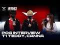 Teddy, Canna 인터뷰 | T1 vs. KT | 06.30 | 2021 LCK 서머 스플릿