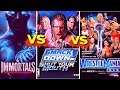 WWE IMMORTALS vs WWE Smackdown Shut Your Mouth Finishers vs WWE Wrestlemania XIX Finishers 👍😍👏