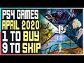 1 PS4 Game to BUY and 9 to SKIP - NEW PS4 Games APRIL 2020