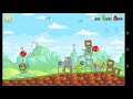 Angry birds classic Red's mighty feathers egg defender level 1 to level 5 gameplay (old version)
