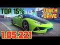 Asphalt 9 | Touch Drive {60 FPS} | Elite Class-B Run | Lamborghini Evo Spyder | Top 15% | 1:05:221