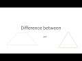 Difference between a trapezoid and a triangle |  Mathematician Hamood