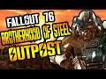 FALLOUT 76 BETA GAMEPLAY XBOX ONE - BROTHERHOOD OF STEEL OUTPOST!