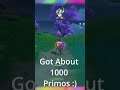 How I Got 1000 Primos In 20 Seconds! #shorts