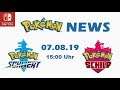 News zu Pokémon Schwert und Schild am 07.08.2019 - Nintendo News MIX