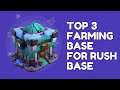Rush Base: Top 3 TH13 Farming Base Link | New Th13 Farming Bases With Copy Link | Clash of Clans