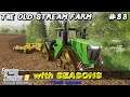 Spreading Manure. Baling & Hauling Straw Bales. Subsoiling | Old Stream Farm #83 | FS19 4K TimeLapse