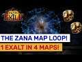 1 Exalt In 4 Maps! Zana Vendor + Question Map Loop Farm! | POE Delirium 3.10