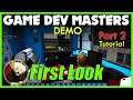 GAME DEV MASTERS Demo | First Look | Part 2 with Tutorial