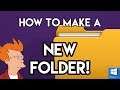How to Create a Folder on Windows