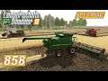 #LS19 #858 Mit 3 Dreschern auf Feld 38 #Landwirtschaft Simulator 19 mod map NF Marsch 4fach