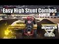Monster Jam Steel Titans - How to beat Two Wheel & Freestyle Events Easy Way | Easy Stunt Combos
