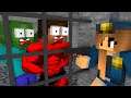 Monster School : BABY MONSTERS ZOMBIE PRISON CHALLENGE - Minecraft Animation