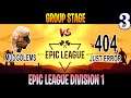 Mudgolems vs Just Error (SumaiL) Game 3 | Bo3 | Group Stage Epic League Division 1 | Dota 2 Live