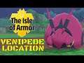 How To Get Venipede In Pokemon Sword and Shield - Isle Of Armor DLC