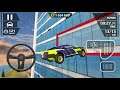 Smash Car Hit: Green Sport Car Driving Simulator Impossible City Stunts Android Gameplay walkthrough