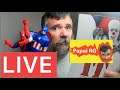 Spider-Man Homem Aranha Capitão América + IT The Movie / It a Coisa Brinquedos Bonecos